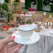 Filiżanka do espresso porcelanowa 100 ml ze spodkiem FLORIAN 1