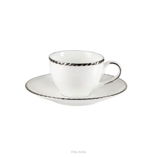 Filiżanka do espresso porcelanowa 100 ml ze spodkiem FLORIAN