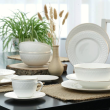 Serwis obiadowy Komplet talerzy porcelanowych dla 6 osób ROMA GOLD 9