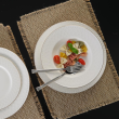 Serwis obiadowy Komplet talerzy porcelanowych dla 6 osób ROMA GOLD 1