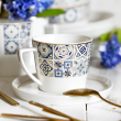 Filiżanka ze spodkiem porcelanowa 240 ml AZULEA 2