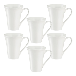 Zestaw kubków porcelanowych 350 ml 6 sztuk LOZANO