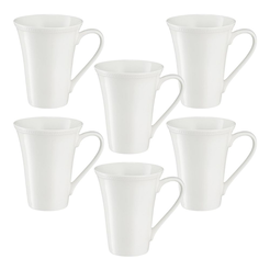 Zestaw kubków porcelanowych 350 ml 6 sztuk LOZANO