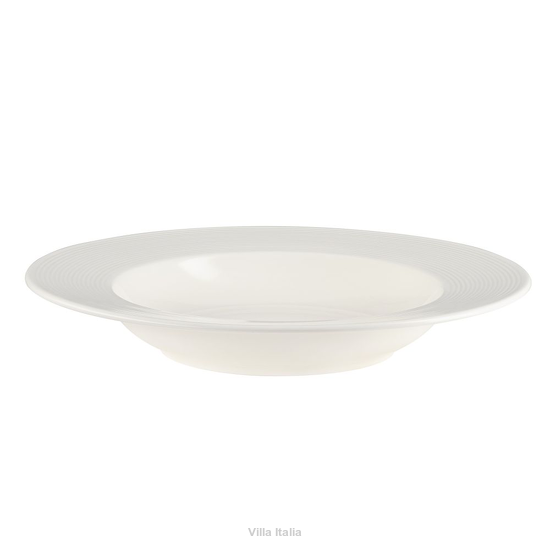Nowoczesny talerz głęboki 23 cm z ceramiki do codziennych posiłków