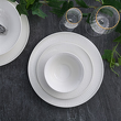 Elegancka miseczka porcelanowa z talerzami na prezent
