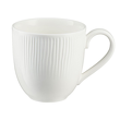 Elegancki kubek porcelanowy 400 ml w białym kolorze do kawy