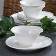 Uniwersalna miseczka z białej porcelany do codziennego użytku