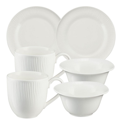 Zestaw śniadaniowy dla 2 osób porcelanowy BONITA