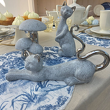 Figurka ceramiczna siedzący kot UNICO 11 1
