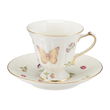Filiżanka do herbaty porcelanowa 180 ml ze spodkiem LEDA IVORY 11