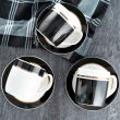 Filiżanka do kawy lub herbaty porcelanowa 345 ml ze spodkiem ROMEO 10