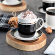 Filiżanka do kawy lub herbaty porcelanowa 345 ml ze spodkiem ROMEO 12