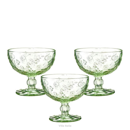 Pucharki do deserów zielone 6 sztuk 320 ml MERIDA