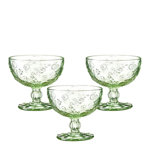 Pucharki do deserów zielone 6 sztuk 320 ml MERIDA