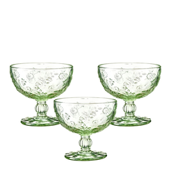 Pucharki do deserów zielone 6 sztuk 320 ml MERIDA