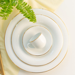 Filiżanka do espresso 100 ml porcelanowa ze spodkiem PLUS GOLD 5