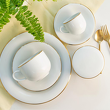 Filiżanka do espresso 100 ml porcelanowa ze spodkiem PLUS GOLD 7