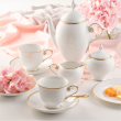Serwis do herbaty porcelanowy na 12 osób OPERA GOLD 3