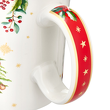 Kubek świąteczny porcelanowy FROZEN NOEL Mikołaj z prezentami 4