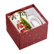 Kubek świąteczny porcelanowy FROZEN NOEL Mikołaj z prezentami 1