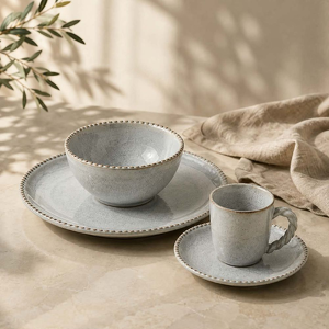 Zestaw lunchowy ceramiczny 4 elementy UNICO 35