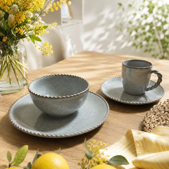 Zestaw lunchowy ceramiczny 4 elementy UNICO 35