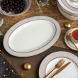 Serwis obiadowy porcelanowy na 12 osób z wazą GLAMOUR 11