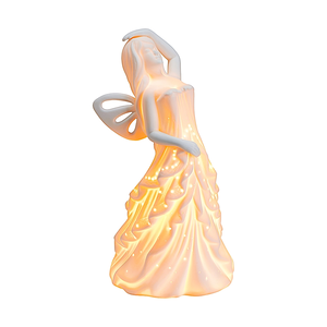 Porcelanowa lampa dekoracyjna 28 cm FREYA