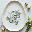 Półmisek porcelanowy w kształcie jajka UNICO 20 2
