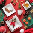 Serwis obiadowy porcelanowy Komplet talerzy na 6 osób COMO 12