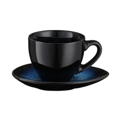 Filiżanka do kawy 220 ml ze spodkiem DARK NIGHT