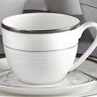 Filiżanka porcelanowa do kawy herbaty 250 ml ze spodkiem CHLOE 4