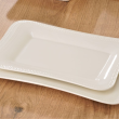 Półmisek porcelanowy do ciasta wędlin 30x21 cm LINARA  2