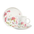 Serwis obiadowo kawowy na 6 osób porcelanowy GARDENO 13