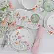Serwis obiadowo kawowy na 6 osób porcelanowy GARDENO 1