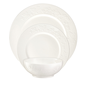 Komplet talerzy porcelanowych na 6 osób VANESSA