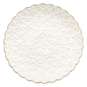 Talerz do ciasta porcelanowy 33 cm FIORELLA