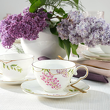 elegancki zestaw filiżanek do herbaty z porcelany
