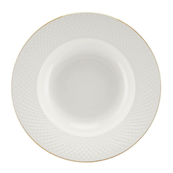 Talerz głęboki porcelanowy 23 cm BARI GOLD
