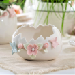 Jajko porcelanowe dekoracyjne Osłonka 8,5 cm LAURA 1