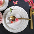 Talerzyk deserowy śniadaniowy 20 cm porcelanowy EUNICE 1