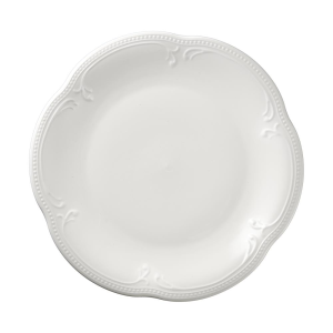 Talerz płytki 25cm WHITE PRINCESS