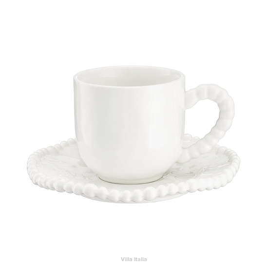 Filiżanka do kawy herbaty porcelanowa 200 ml MESTIERE WHITE