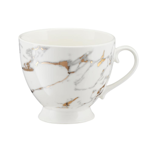 Filiżanka porcelanowa Kubek jumbo 450 ml MARMO GOLD 