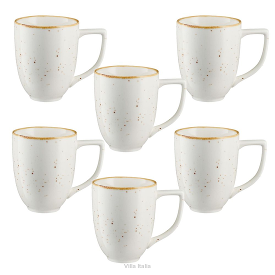 Zestaw kubków porcelanowych 300 ml 6 sztuk AMMOS