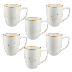 Zestaw kubków porcelanowych 300 ml 6 sztuk AMMOS