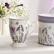 Kubek porcelanowy 300 ml w pudełku ozdobnym LAVENDER 3