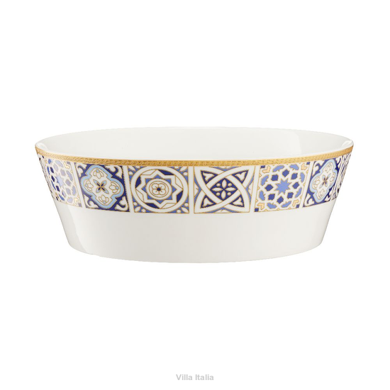 Salaterka z eleganckiej porcelany
