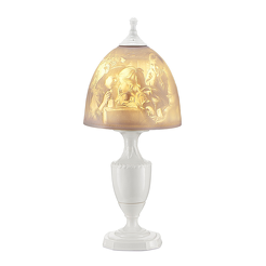 Porcelanowa lampa stołowa 55 cm MISTERY