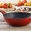Patelnia wok czerwona 26 cm SIMONE 2